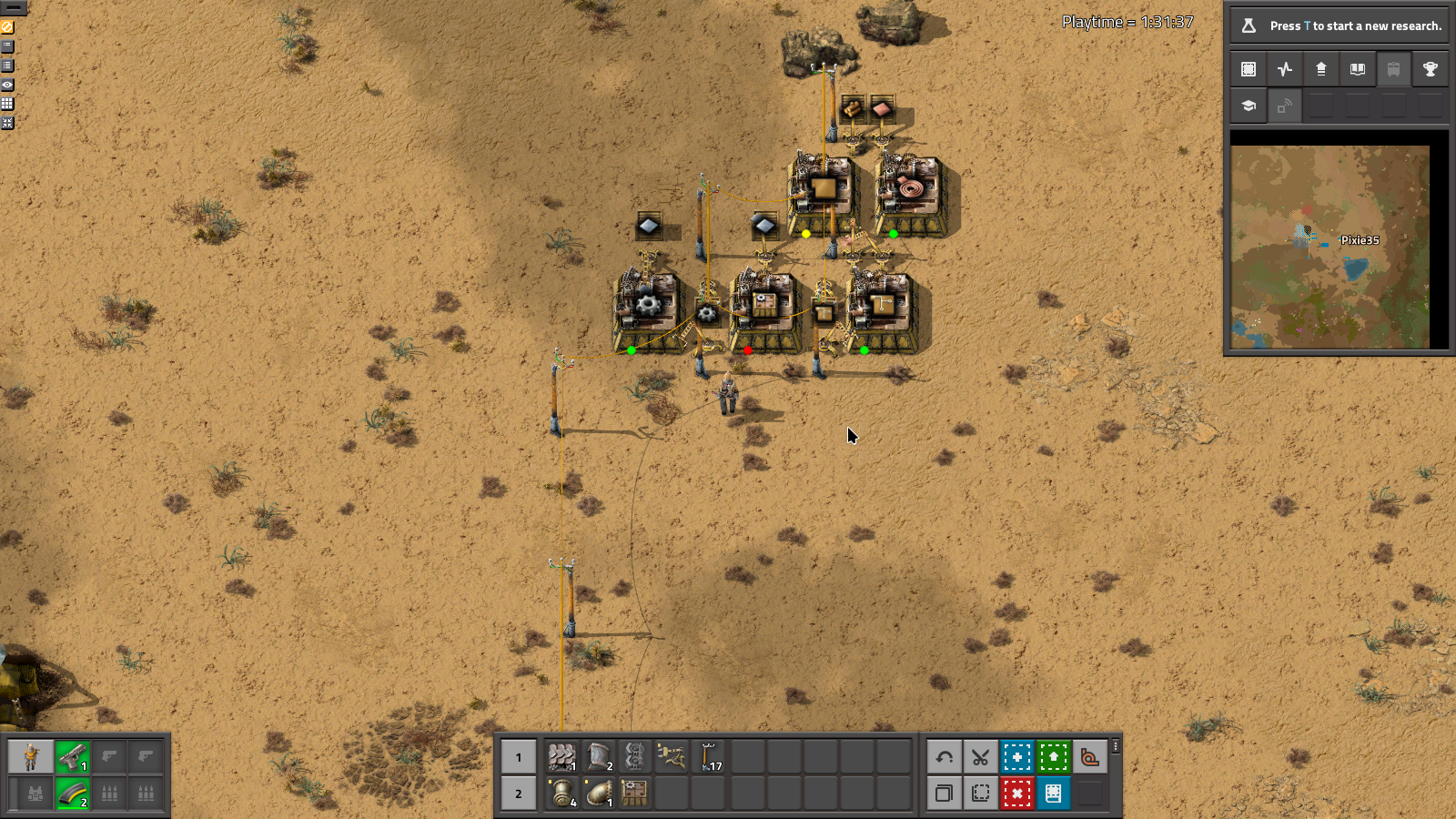 A box fed assembler and circuit build