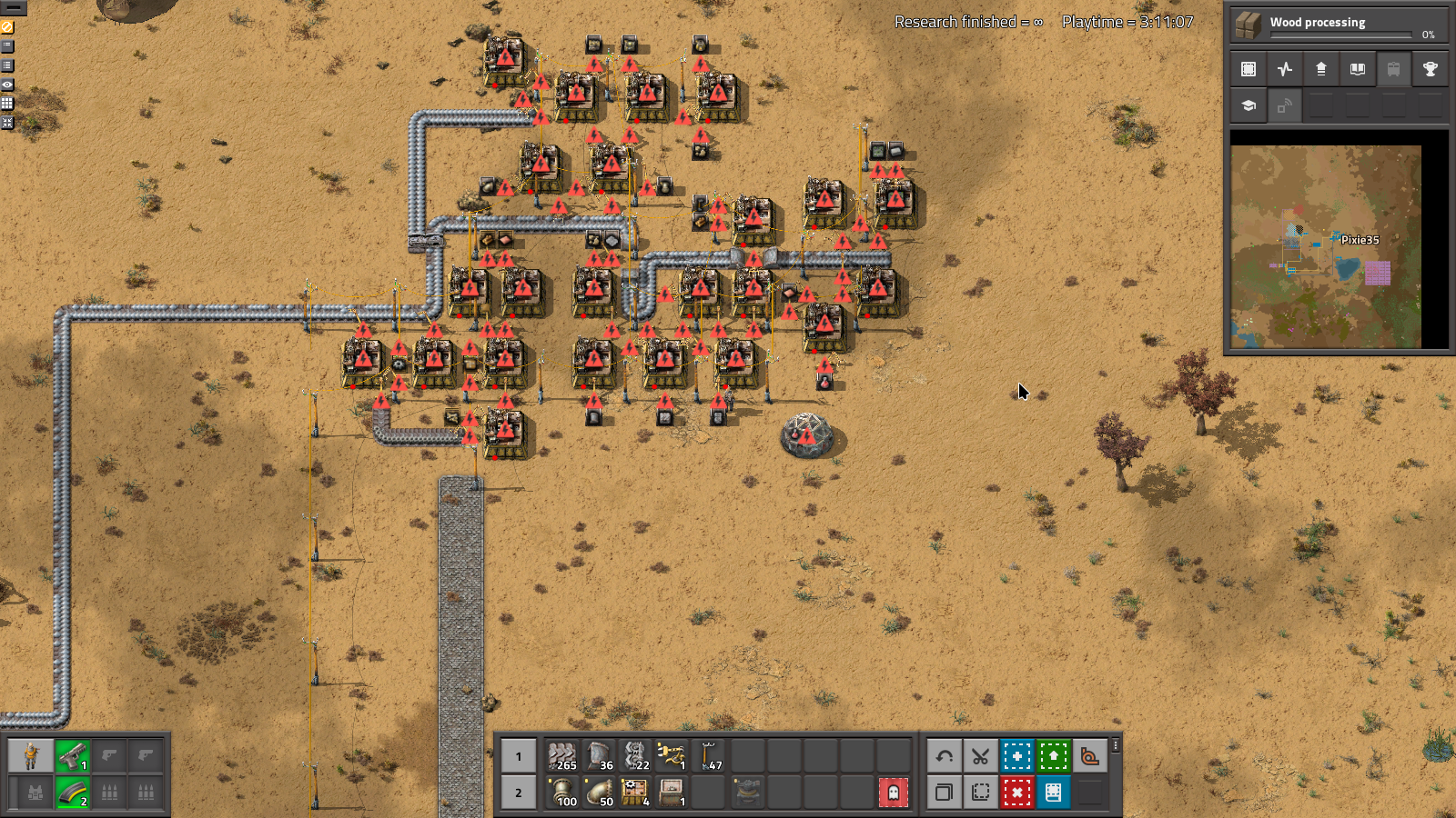 Too much shame. All the assemblers are out of power.